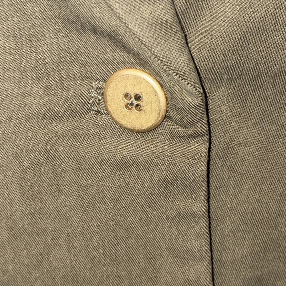 Splendid NWT Cropped Blazer Single Button Size XL Olive Green - Picture 7 of 13